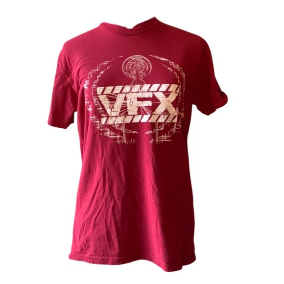 Vintage VFX “Discovery 3” Graphic Tee – Red Unisex T-Shirt – Medium - Picture 1 of 8